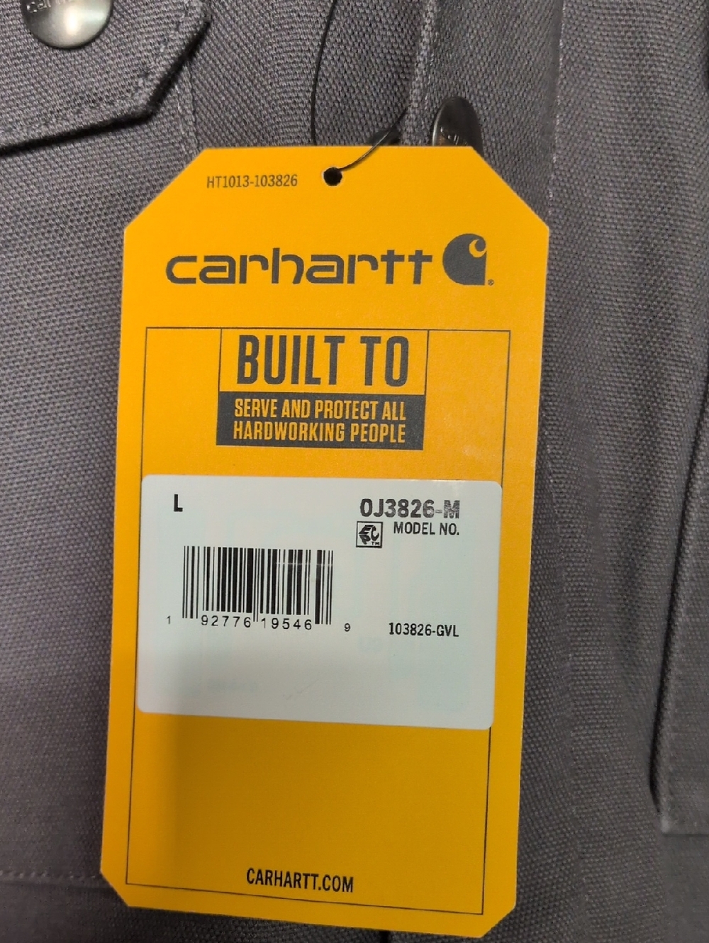 NWT Carhartt Bartlett Duck Jacket Men’s Large | Relaxed Workwear Utility Coat - Picture 5 of 16